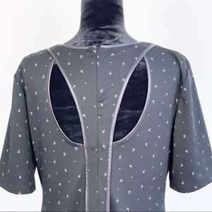 Olsenboye dress cross design with great back